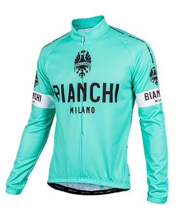 Bianchi Milano Leggenda Long Sleeve Jerseys - Classic Celeste - stairliftpennsylvania