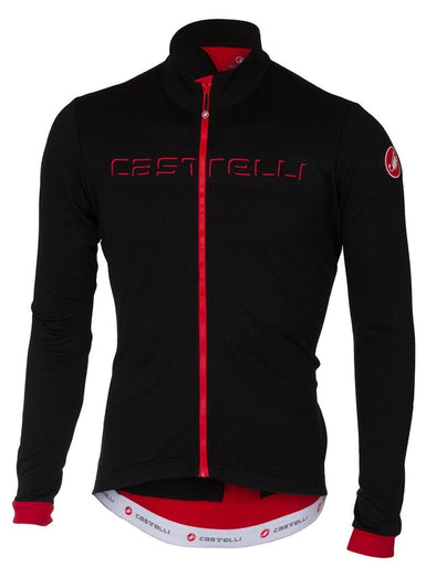 Castelli Fondo FZ Jersey - Black-Red - stairliftpennsylvania