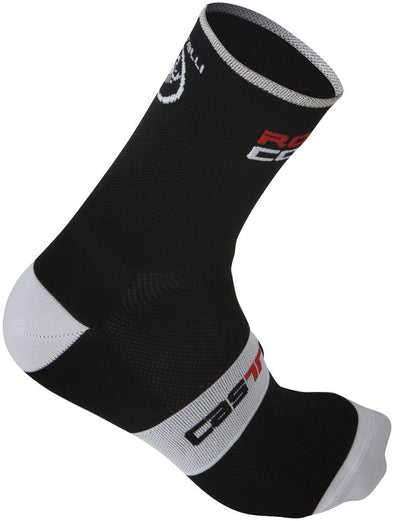 Castelli Rosso Corsa Cycling Sock 13cm - Black - stairliftpennsylvania