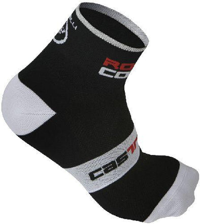 Castelli Rosso Corsa Cycling Sock 6cm - Black - stairliftpennsylvania