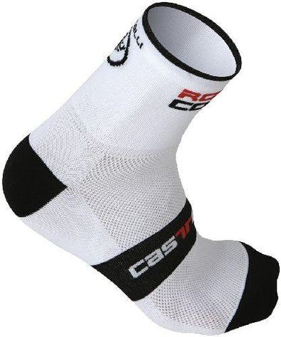 Castelli Rosso Corsa Cycling Sock 9cm - White - stairliftpennsylvania