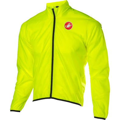 Castelli Squadra Wind Jacket - Fluorescent Yellow - stairliftpennsylvania