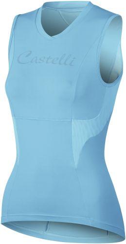 Castelli Womens Dolce Cycling Sleeveless Jersey - Turquoise - stairliftpennsylvania