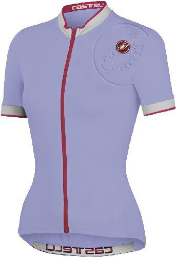 Castelli Womens Perla Cycling Jersey - Lilac - stairliftpennsylvania