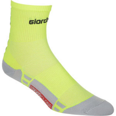 Giordana FR-C Mid Cuff Sock - Fluo Yellow-Black - stairliftpennsylvania