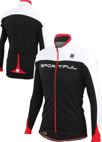 Sportful Flash SoftShell Jacket  -  black-white-red - stairliftpennsylvania